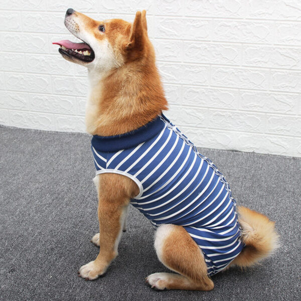 Button Style Dog Recovery Suit Vd08 Product Image (1)