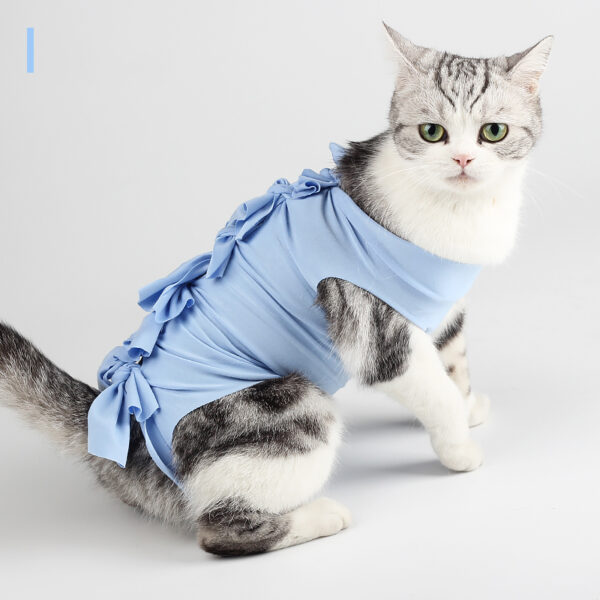 VC07 Cat Surgical Recovery Suit Pink Blue