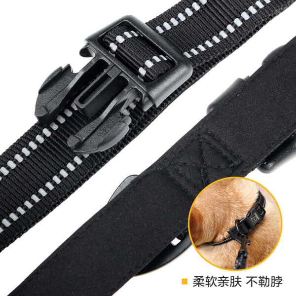 Vd07 Sg Nylon Dog Leashes Black Product Image (4)