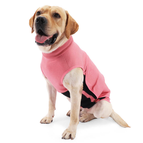 Vd21 Dog Hugging Comforter Cloth Grey Pink (2)