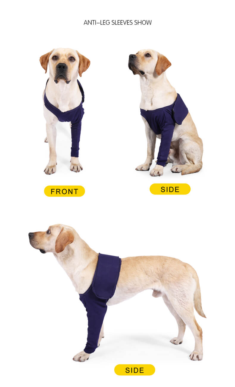 VD24 Anti-licking Sleeves for Dogs on Front Legs (2)