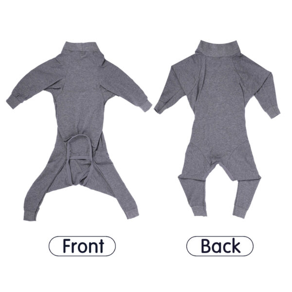 VD31 Four-legged Pajamas for Medium and Large Dogs Grey Color (2)