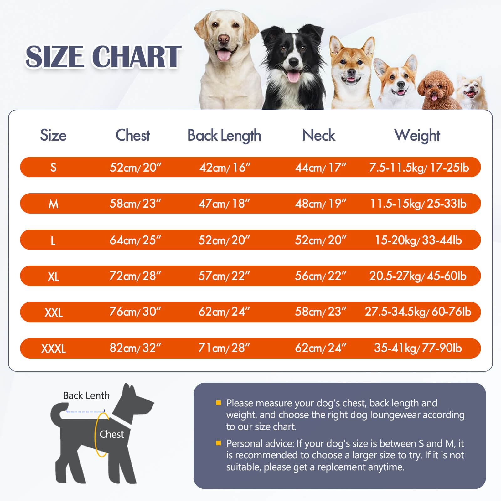 Vd75 Orange Dog Cotton Vest Jackets For Winter Snow Outdoor (7)