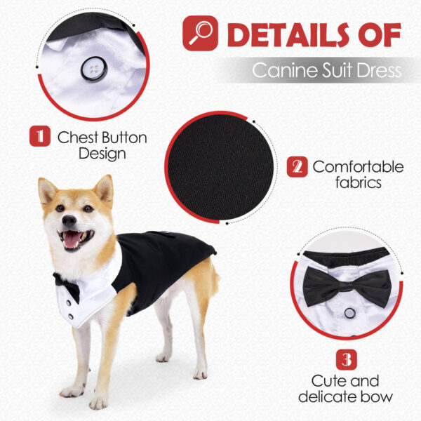 Vd80 Bow Dress For Dogs Black (2)