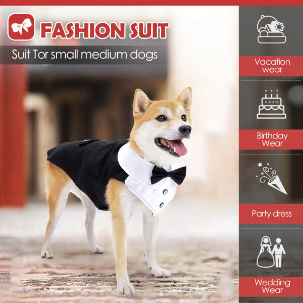 Vd80 Bow Dress For Dogs Black (3)