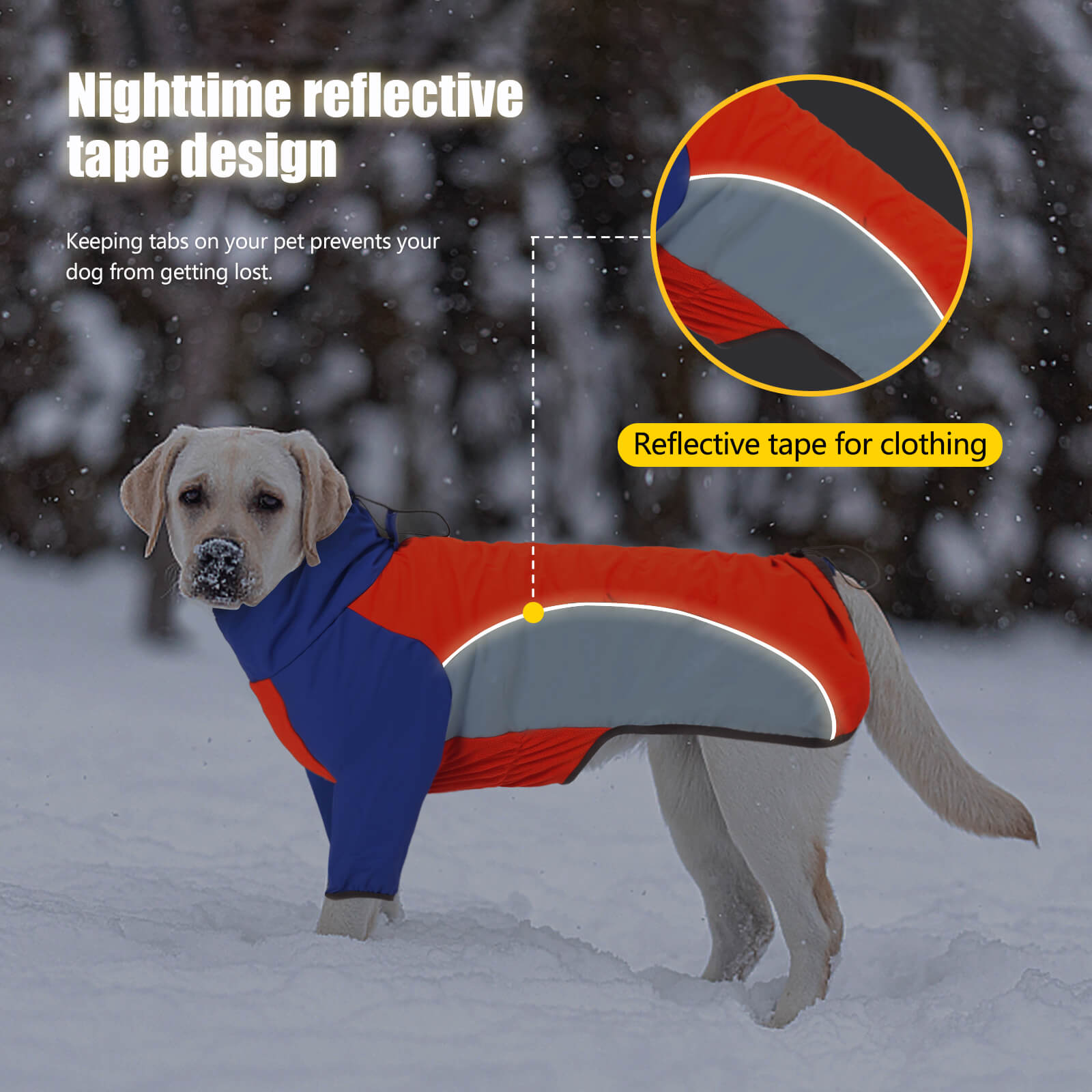 Vd82 Dog Winter Cloth Blue & Red Wholesale (6)
