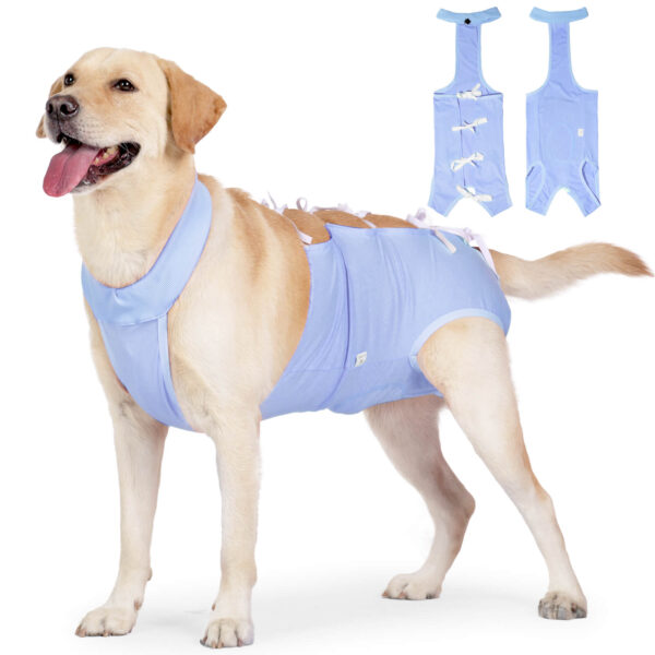 Vd83 Dog Surgery Recovery Suit Pink (1)
