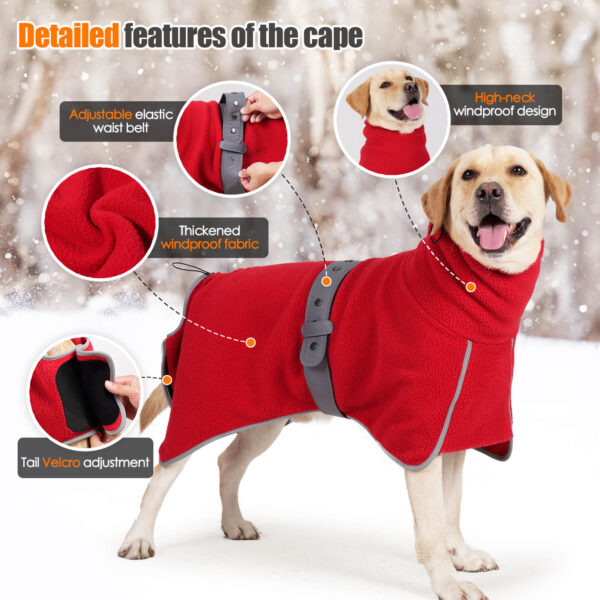 Vd88 Dog Belt Cape Red Green Wholesale Red (2)