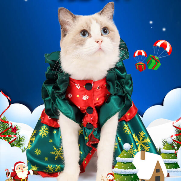 VC18 Cat Dress Christmas Dress Wholesale Supply (5)