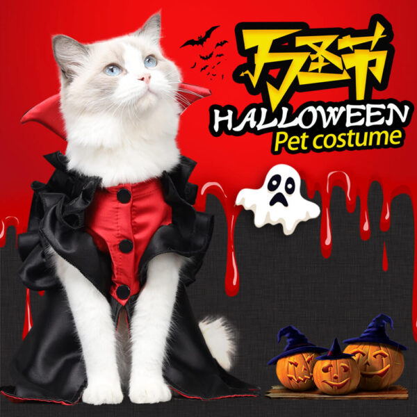VC19 Cat Dress Vampire Costume for Halloween Suit (8)