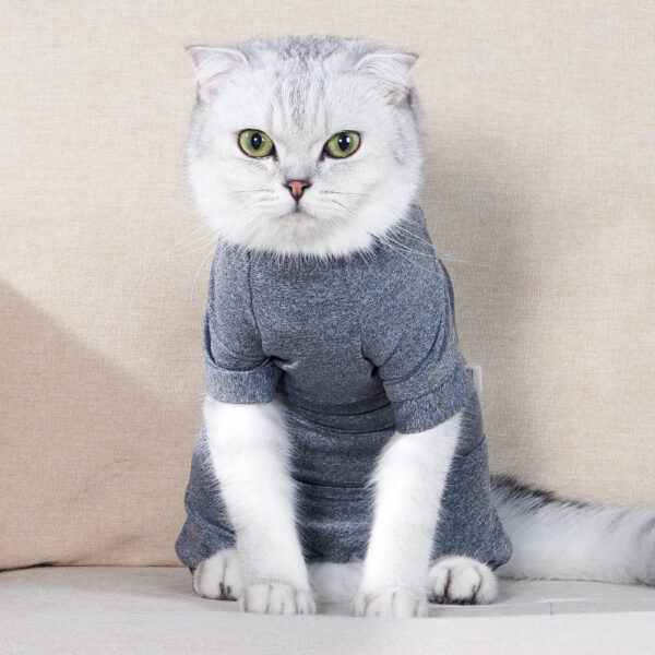 VC25 Cat Four-legged Coat Recovery Suit - Grey (5)