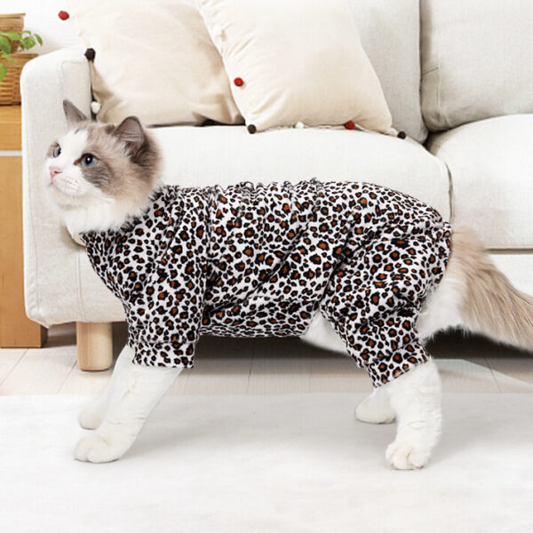 VC26 Cats Wear Leopard-print Four-legged Clothing (3)