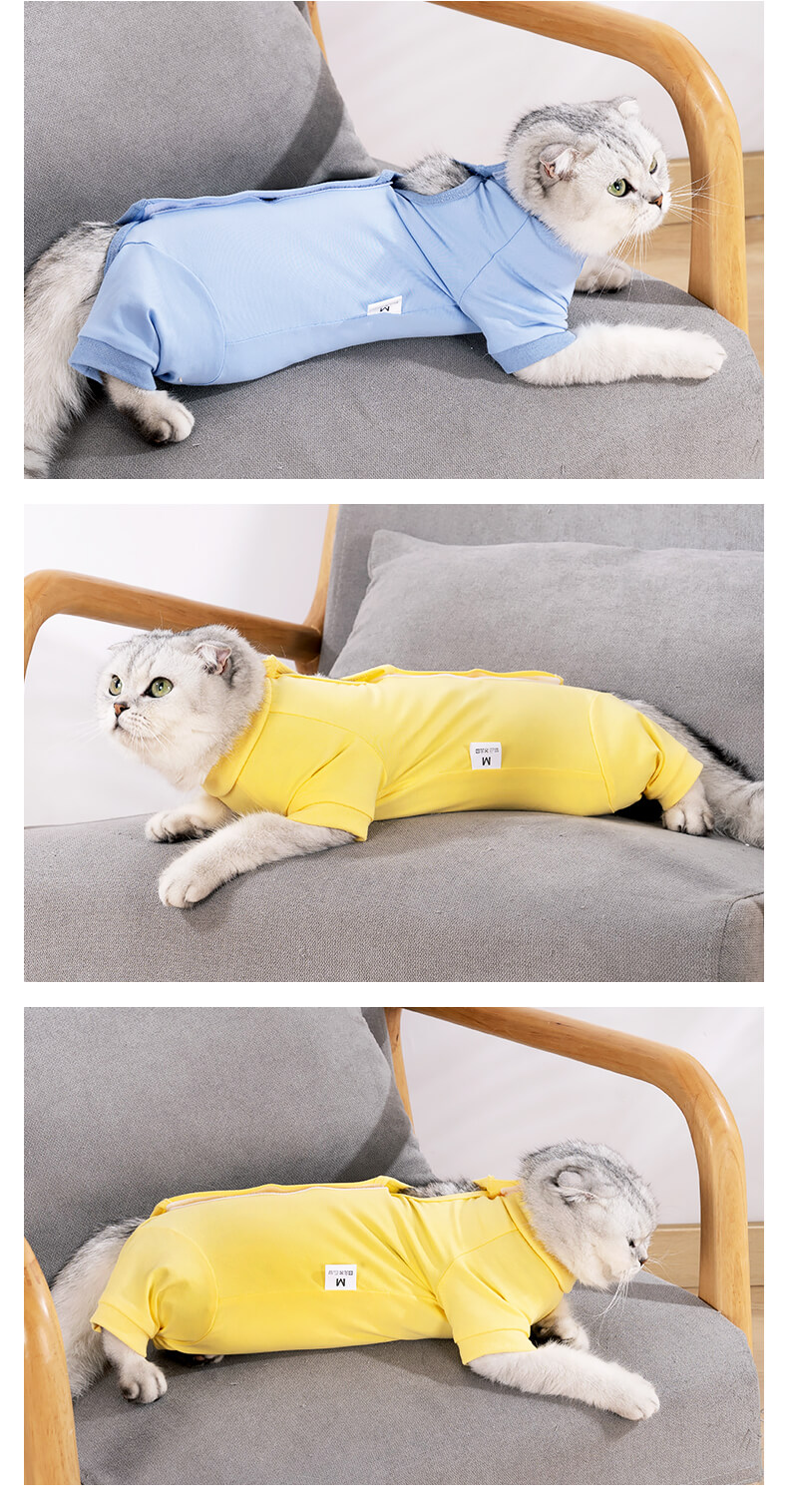 VC33 Pet Cat Recovery Suit with Velcro Wholesale Supply (9)
