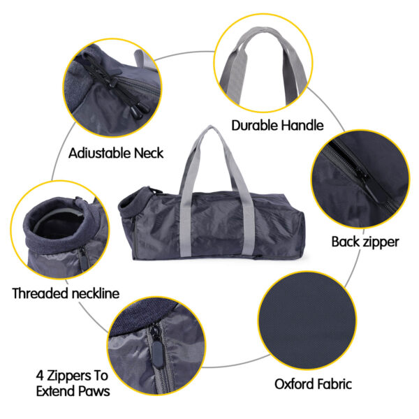 VC35 Safe Carrier Bag for Cats Grey Color (2)