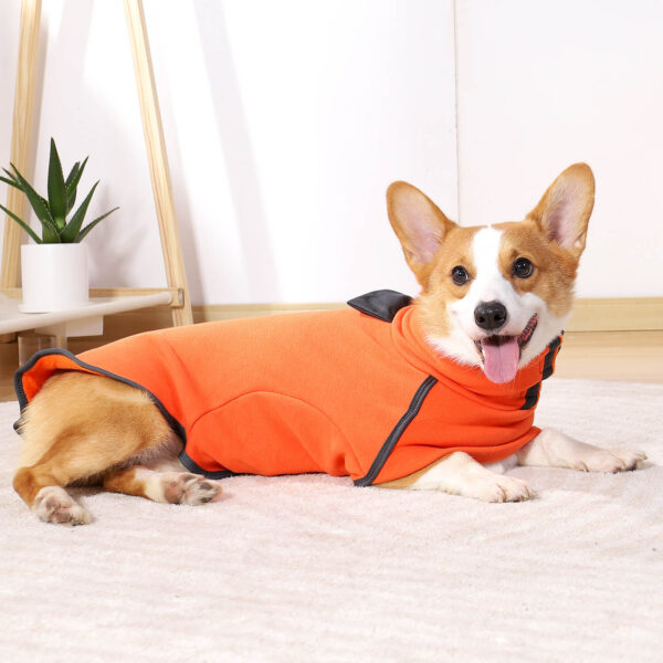 VD35 Dog Turtleneck Fleece Sweatshirt Pet Clothing - Image 5