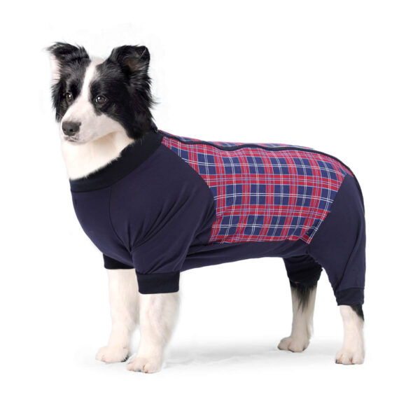 VD70 Dog Recovery Suit Four-legged Zipper Style