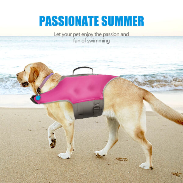 VD76-Dog Life Jacket Inflatable with Inflatable Cylinder - Image 2
