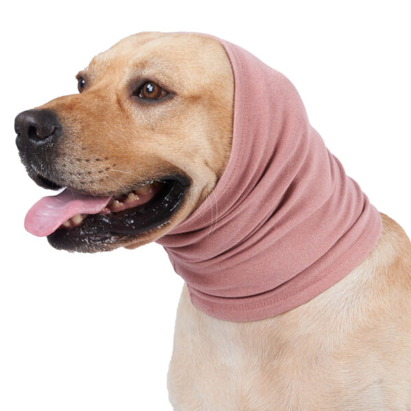 Vd37 Pet Dog Calming Headband Hoodie Pink (6)