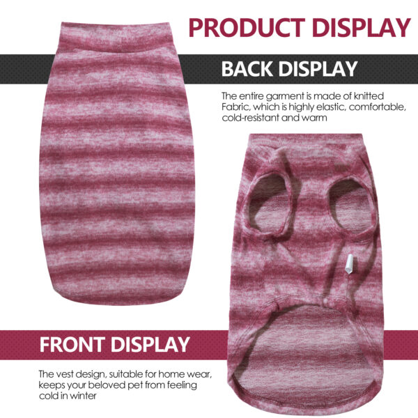 Vd133 Dog Sweater Red (2)