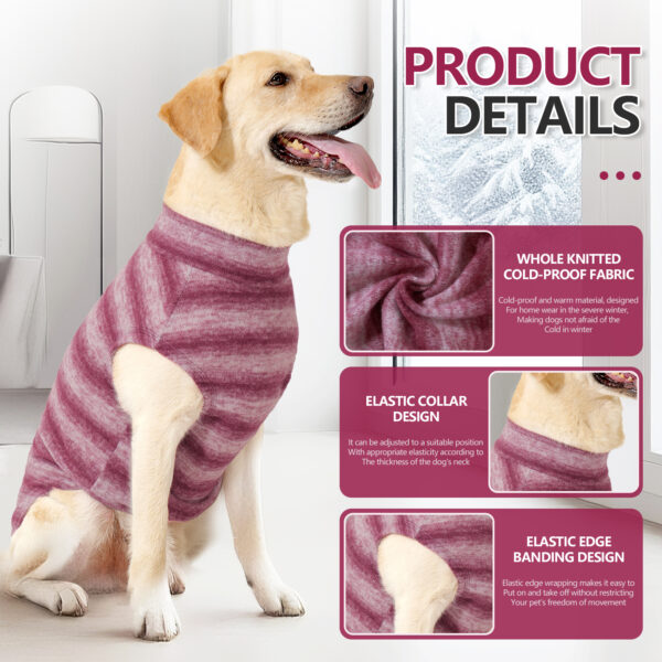 Vd133 Dog Sweater Red (3)