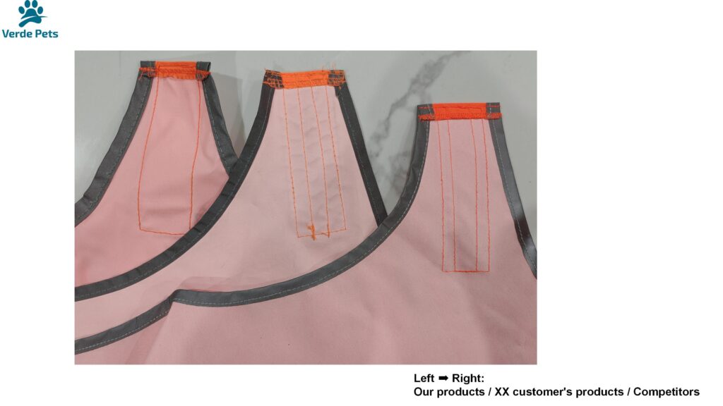 Comparative Analysis Of The Process Details Of Pet Reflective Vests 08