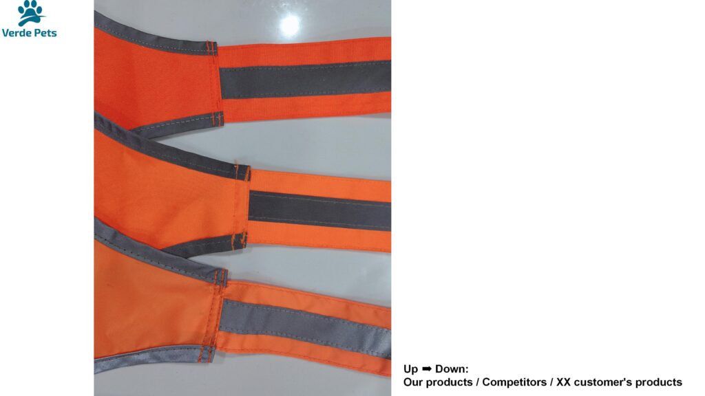 Comparative Analysis Of The Process Details Of Pet Reflective Vests 09