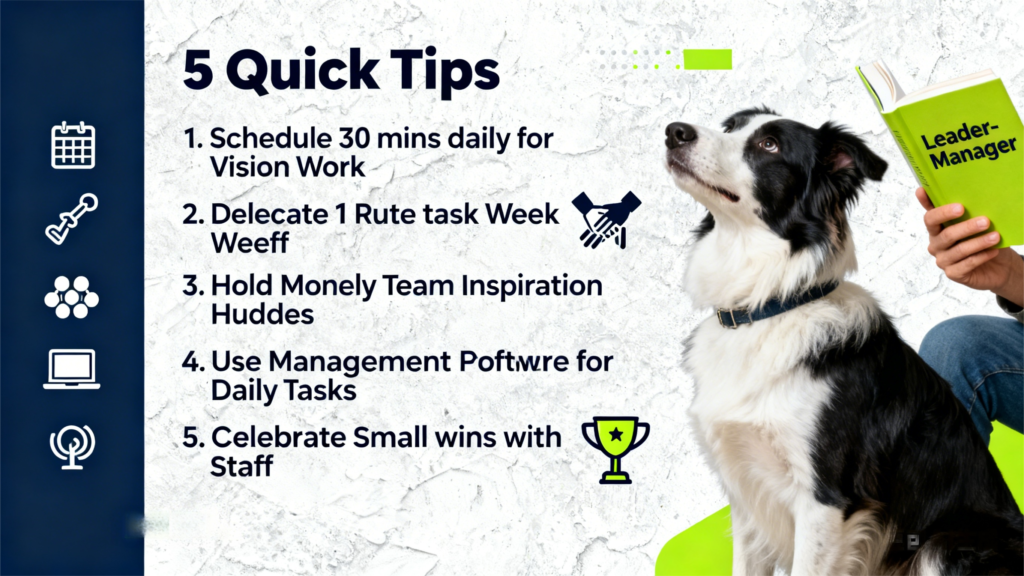 Master the Leader-Manager Balance for Your Pet Business (22 Quick Tips)