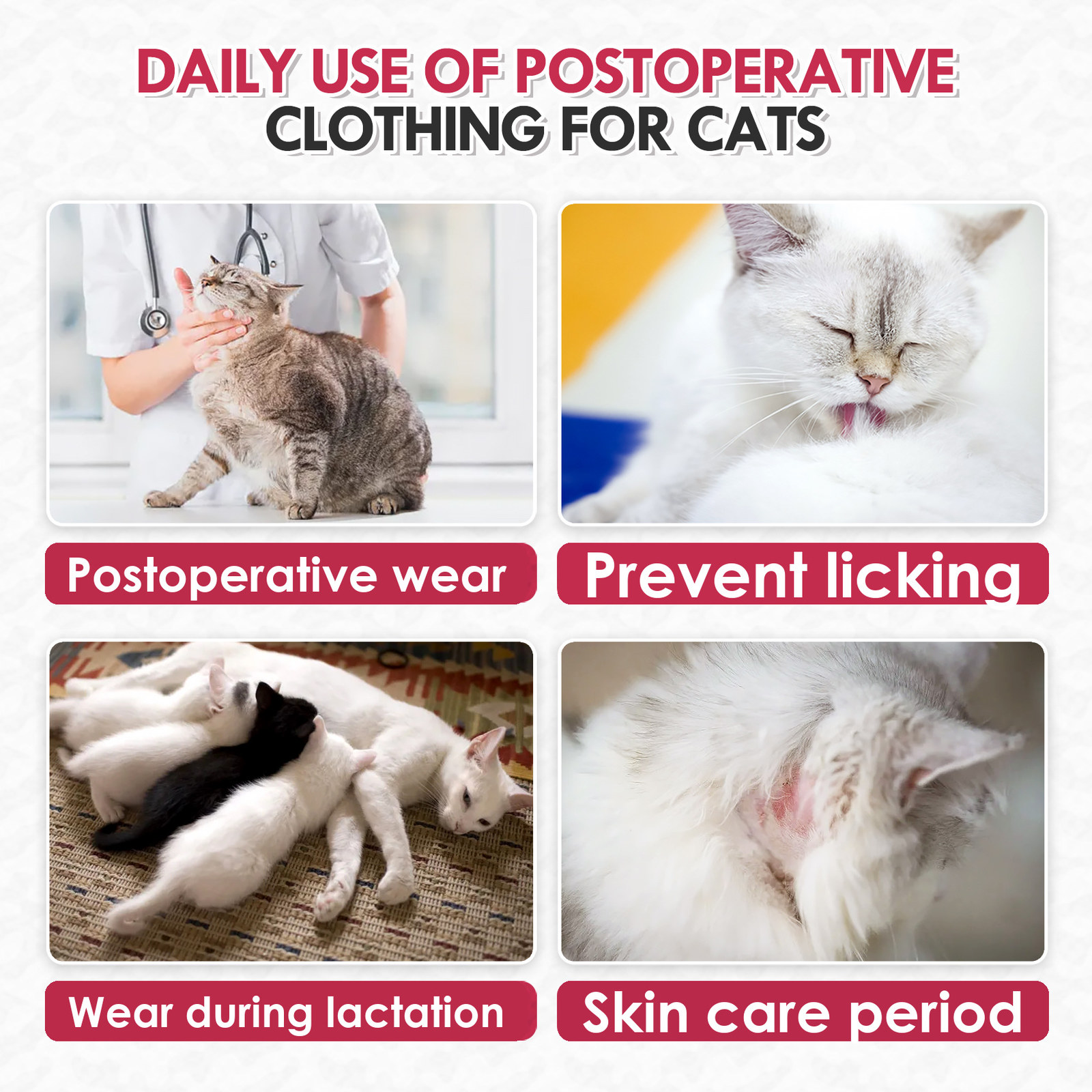 VC43 pink cat recovery suit use cases