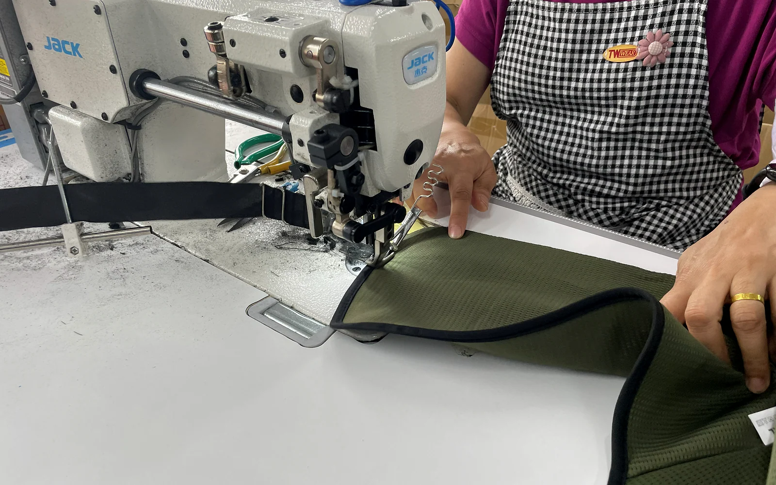 Pet apparel sewing workstation