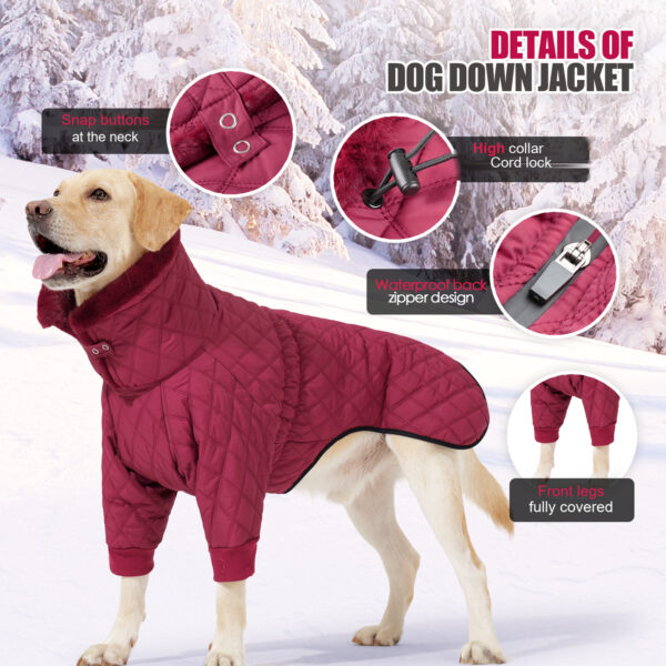 VD108 Waterproof Dog Winter Jacket Manufacturer | OEM